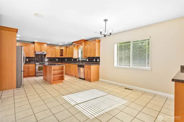 Kitchen with dining area
