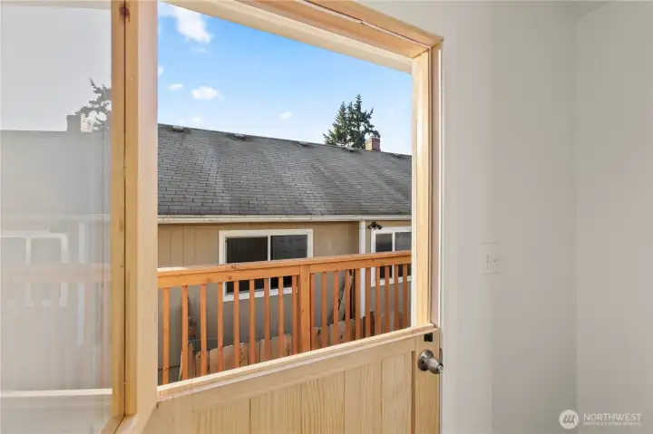 Dutch Door - Deck off Dinning Rm