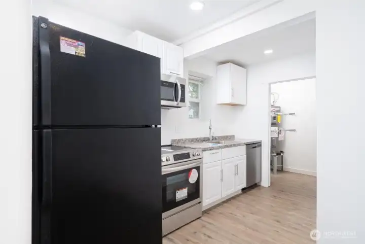 Unit B - Kitchen, All new appliances & water heater