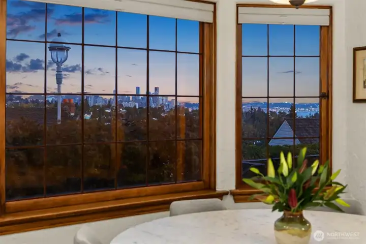 ... the view right from the dining room table!