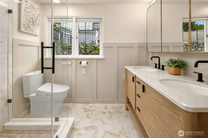 Brand new West Elm primary bath