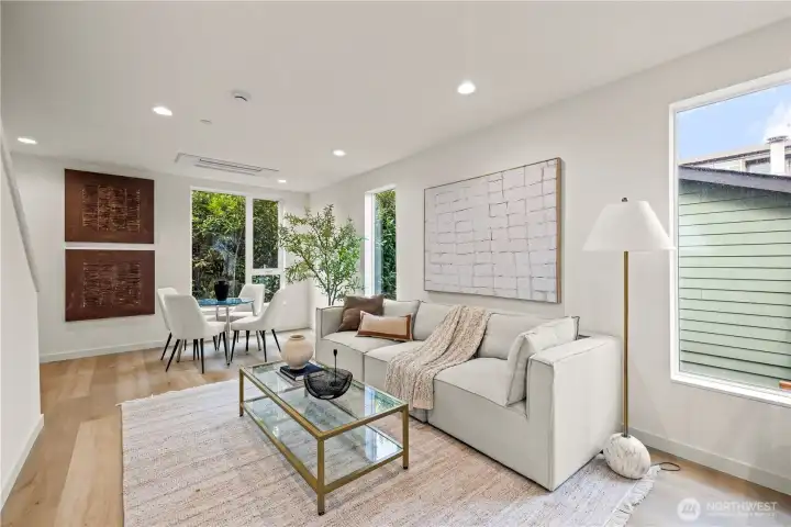 Main level living space