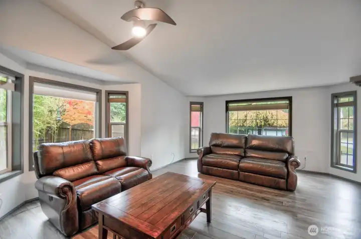 Lots of windows for natural light