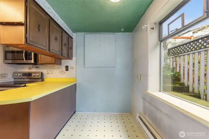 Eating area in the kitchen