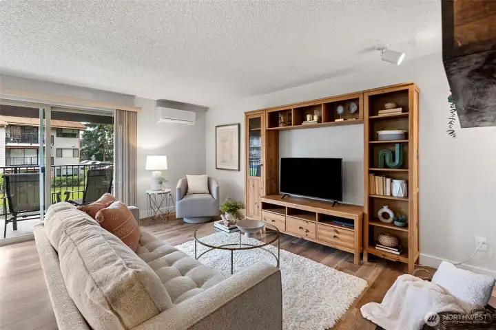 Wood baseboards have been replaced.