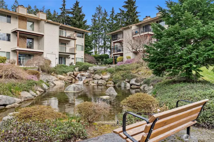 HOA maintains this area - you just get to enjoy.