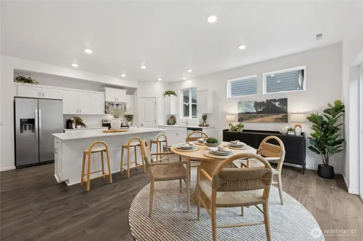 Dining Room - Kitchen - Photos are for representational purposes only, colors, elevation and features may vary.