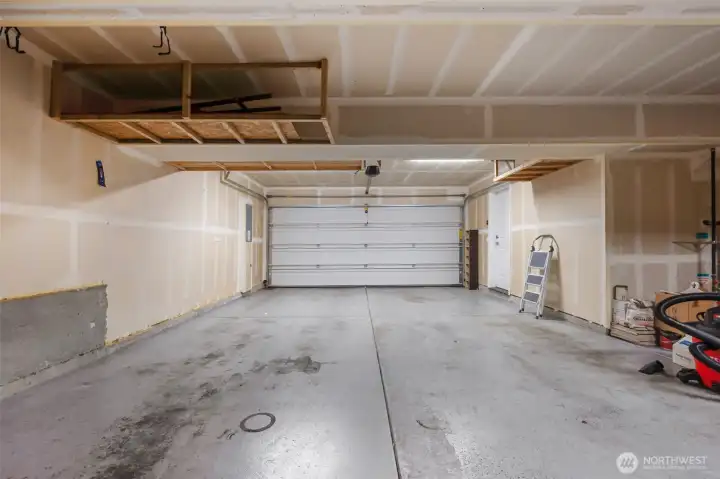 Cavernous garage!