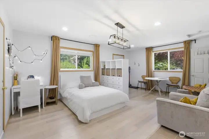 ADU BEDROOM/LIVING SPACE