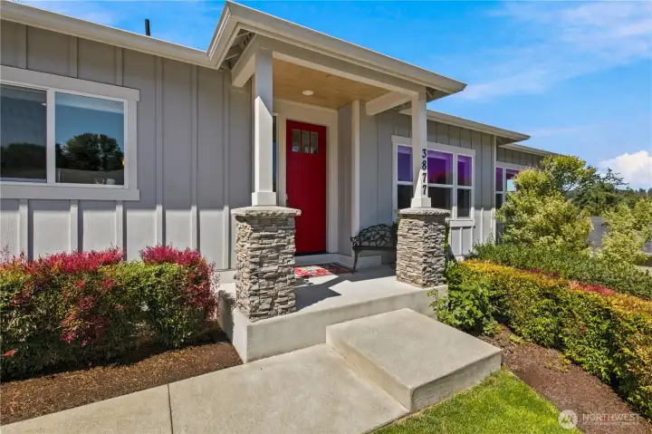 Welcome Entry adorned by professional landscape and territorial views