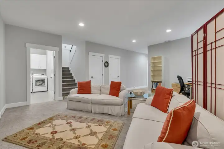 Lower Level Family Room offers a grand space for added living and entertaining!