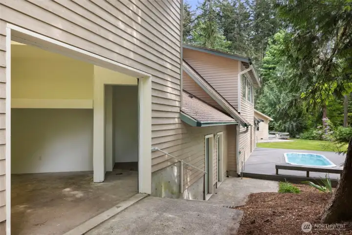Yard Maintenance Garage.