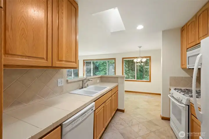 Kitchen and Dining Area.