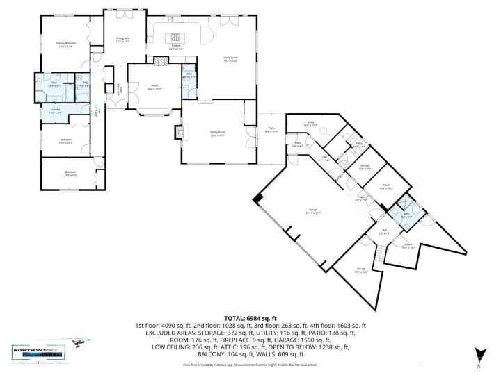 Breezeway from main home to outbuilding.