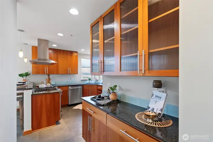 Ample kitchen storage