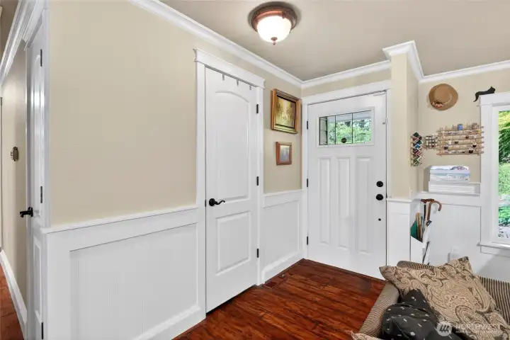 Tons of storage, including a coat closet near the front door.