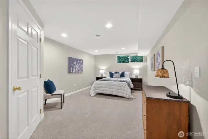 This 5th room could be an office or an additional bedroom.  It has a large closet, so much storage available!