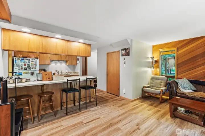 Open-concept main living space designed for comfortable mountain living and entertaining.