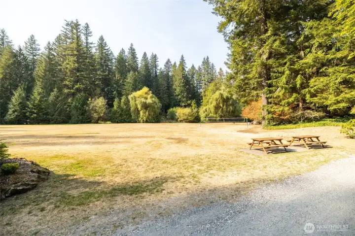 Snowline Community open green space and recreation area.