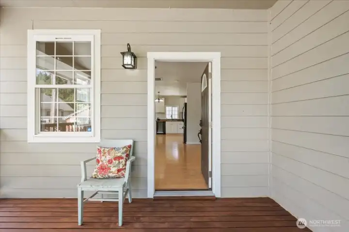 Adorable and spacious front porch Adorable and spacious front porch