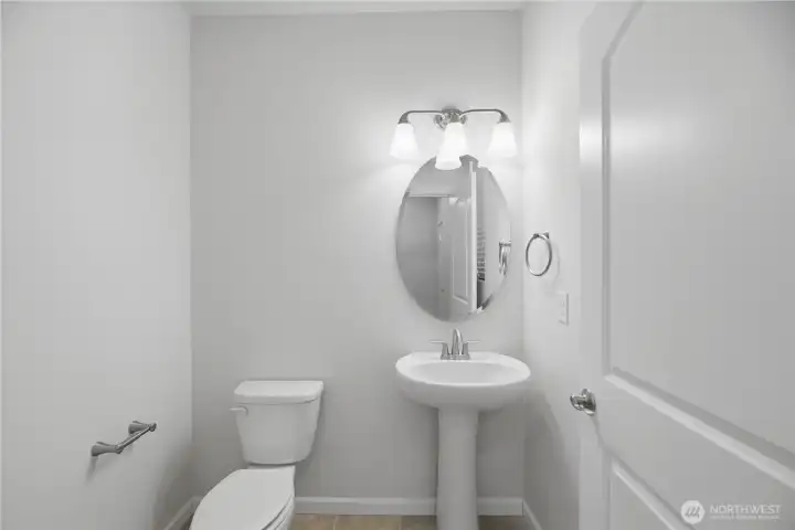 Main floor powder room