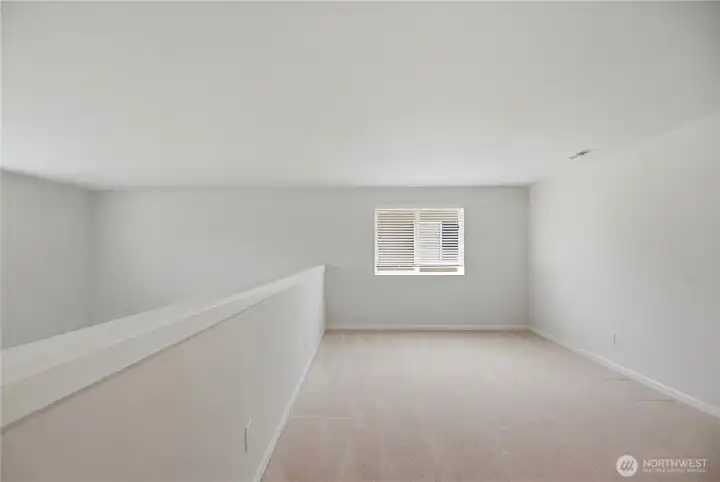 Large open area upper floor