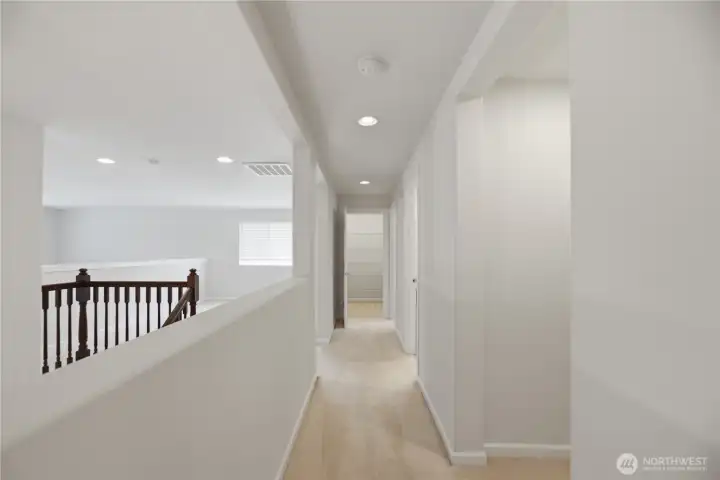 Upper floor hallway