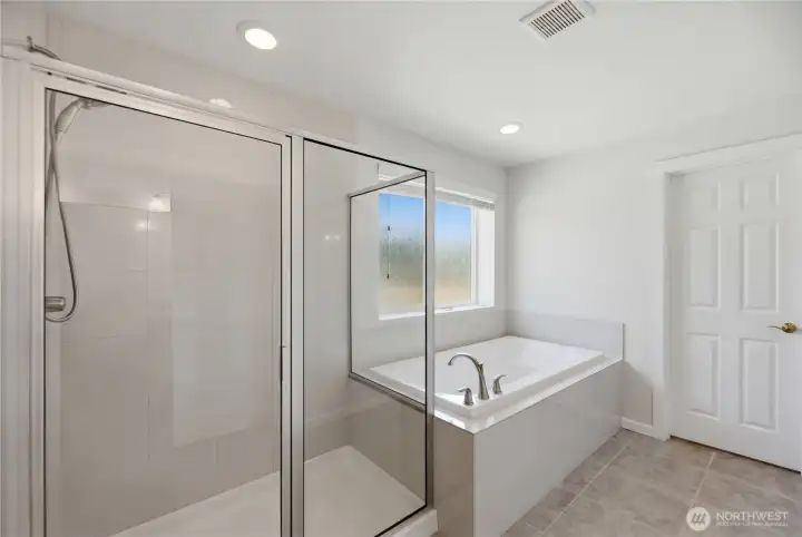 Primary suite bathroom