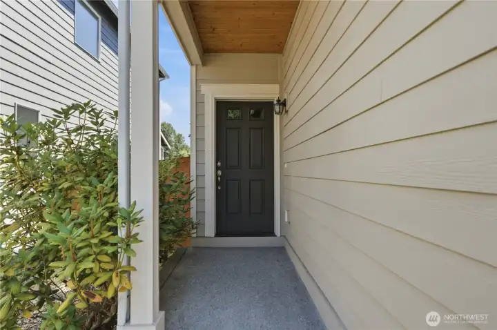 Separate entry for one bedroom suite