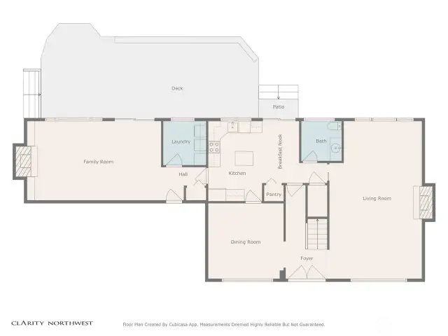 Main level floor plan