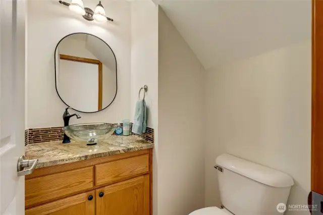 Guest bathroom on main level