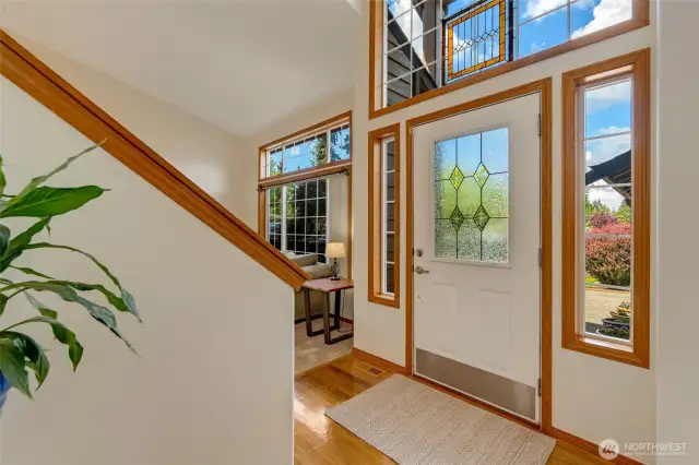 Entry way on main level
