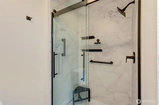 Updated primary bathroom