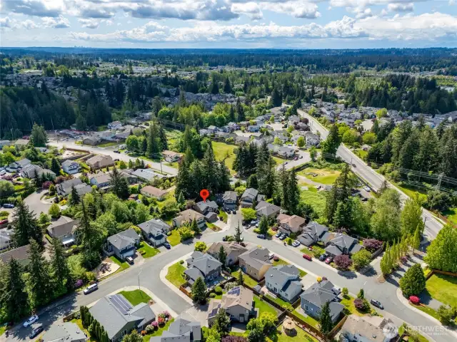 Aerial view & location