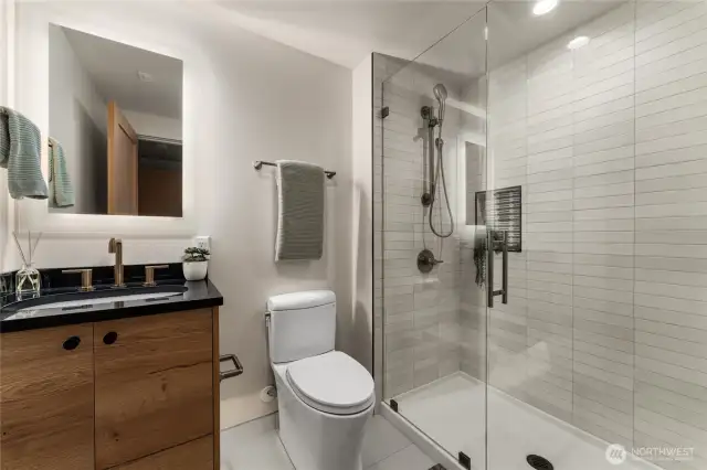 Staged condo E4 shown, similar to C3. Furniture and decor not included.