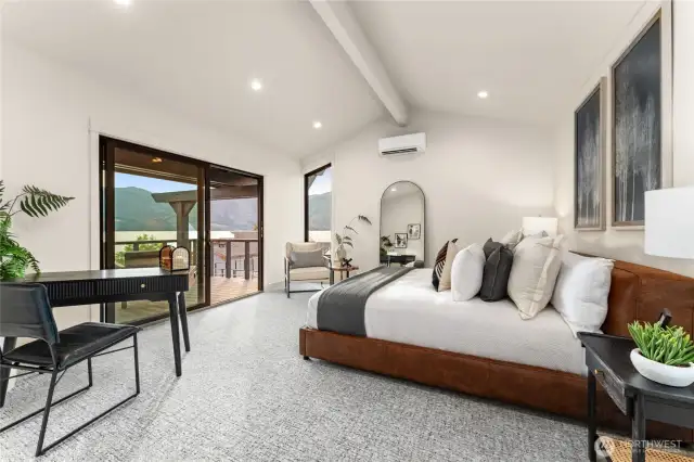 Staged condo E4 shown, similar to C3. Furniture and decor not included.