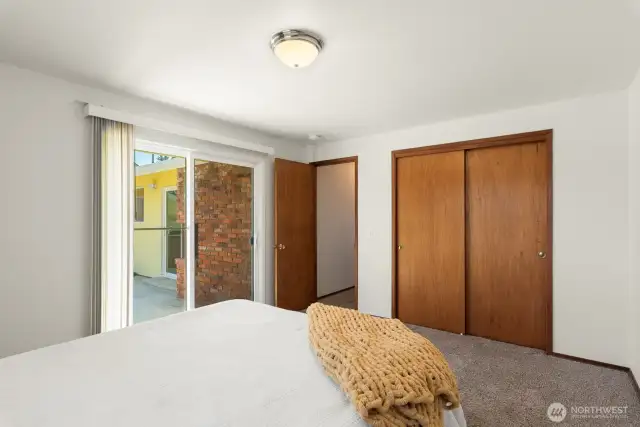 Another view of primary bedroom