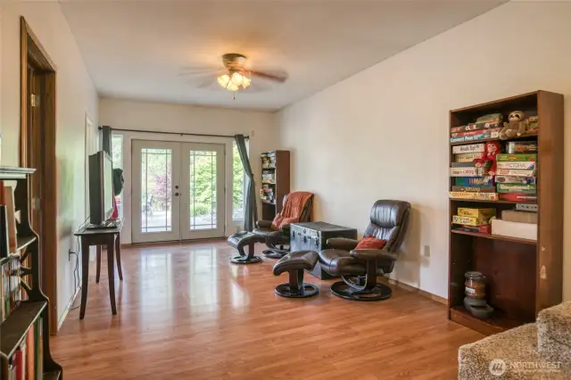 Bottom floor rec space