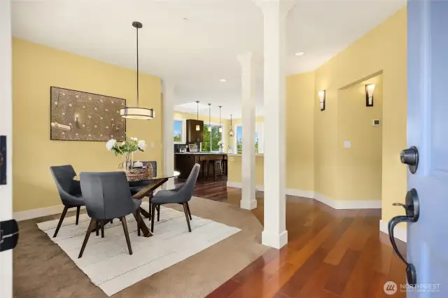 Beautiful dining room.