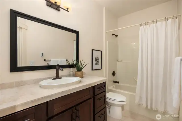 Downstairs full bathroom.