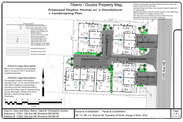 Duplex & courtyard housing options allowed.