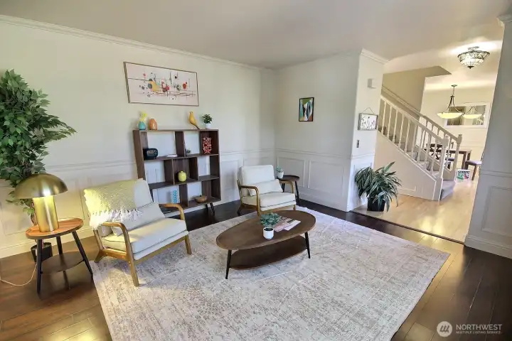 Formal Main Floor Family Room!