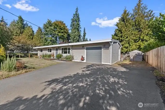 One car garage plus room for boat/RV etc