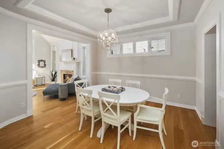 Updated custom colors accenting the millwork