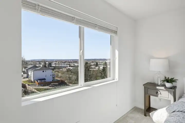 Primary bedroom (staged)