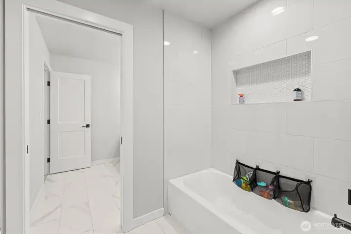 Full bathroom on second floor