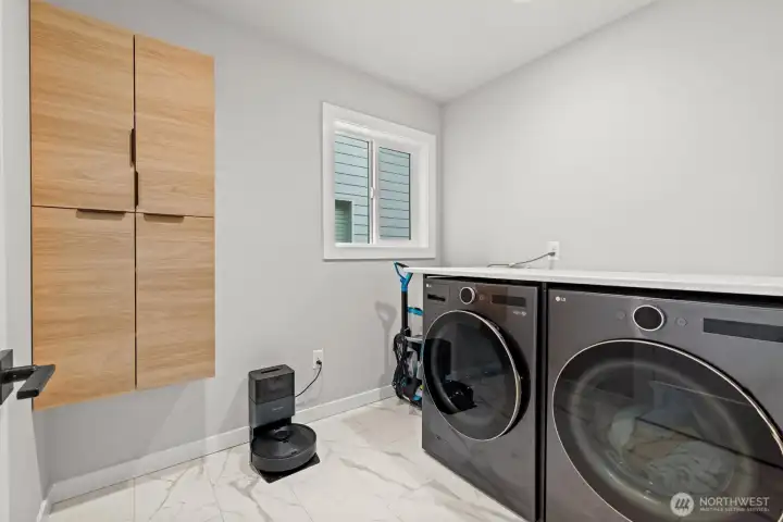 Laundry room on upper floor.