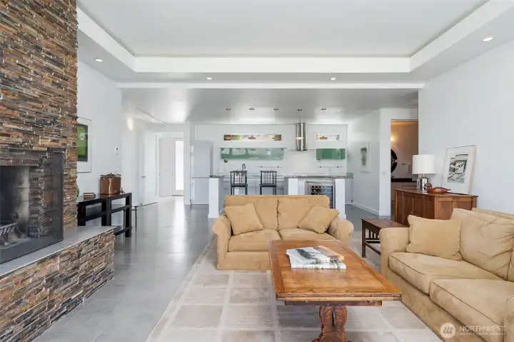 Looking back towards kitchen