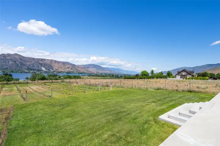 Lawn & Lake views