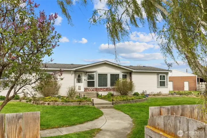 Smile as you enter your fenced yard and go to your new home!